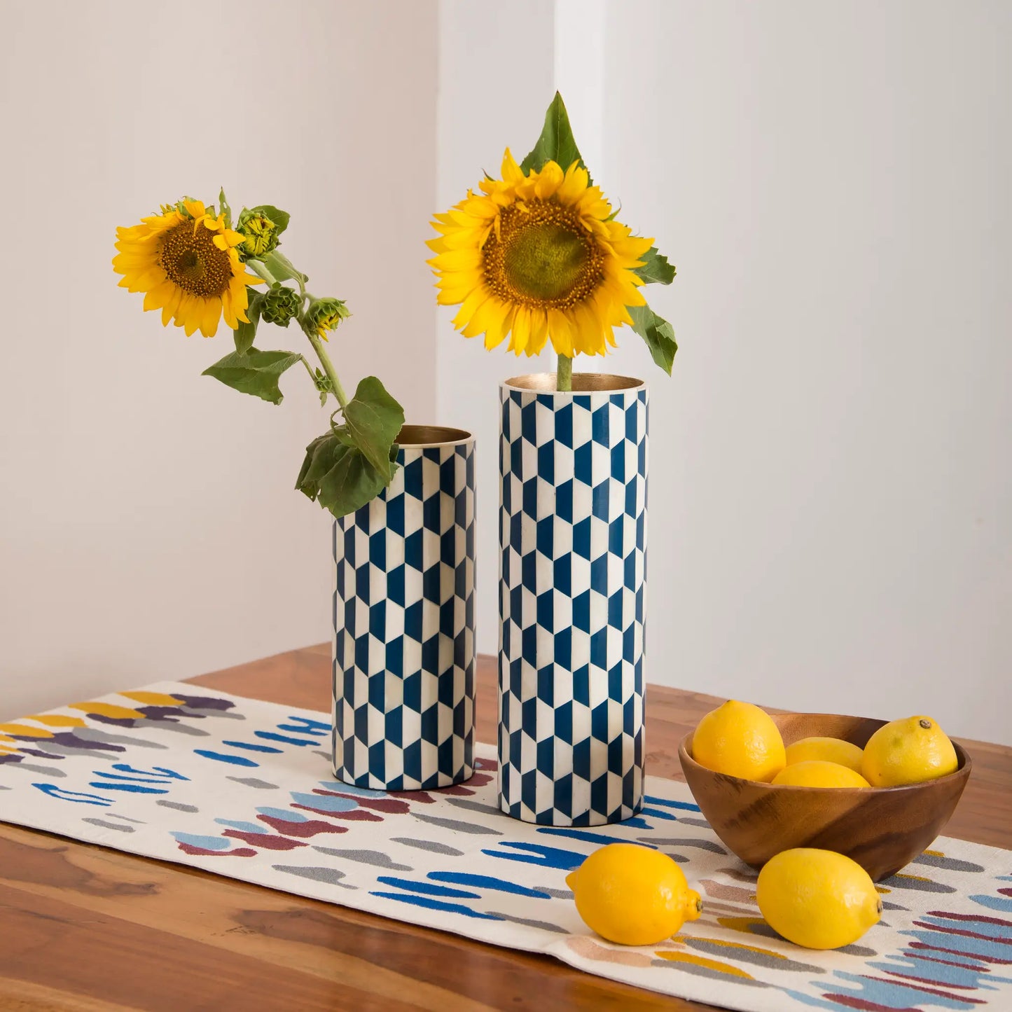 Geo Inlay Vase - Large