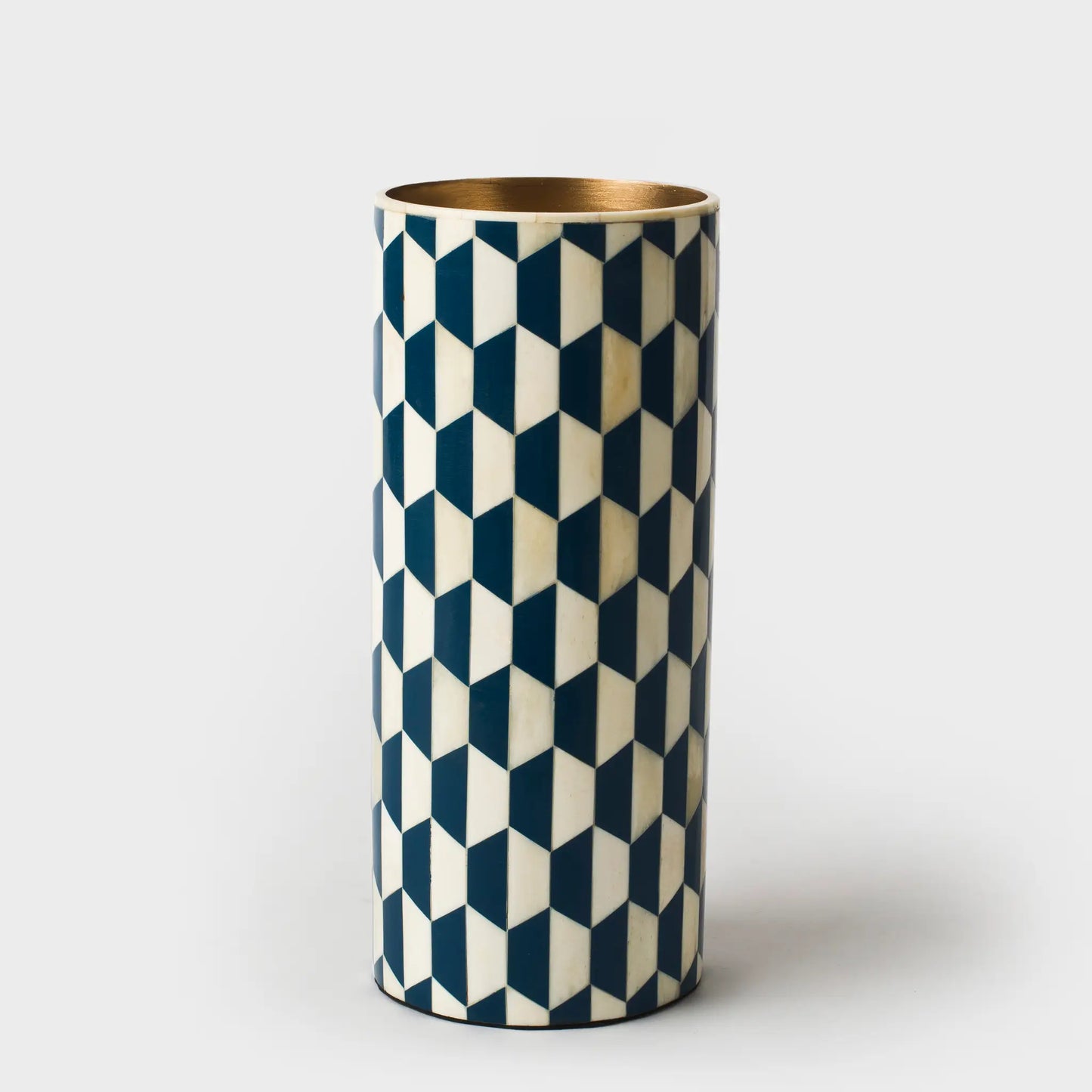 Geo Inlay Vase - Large