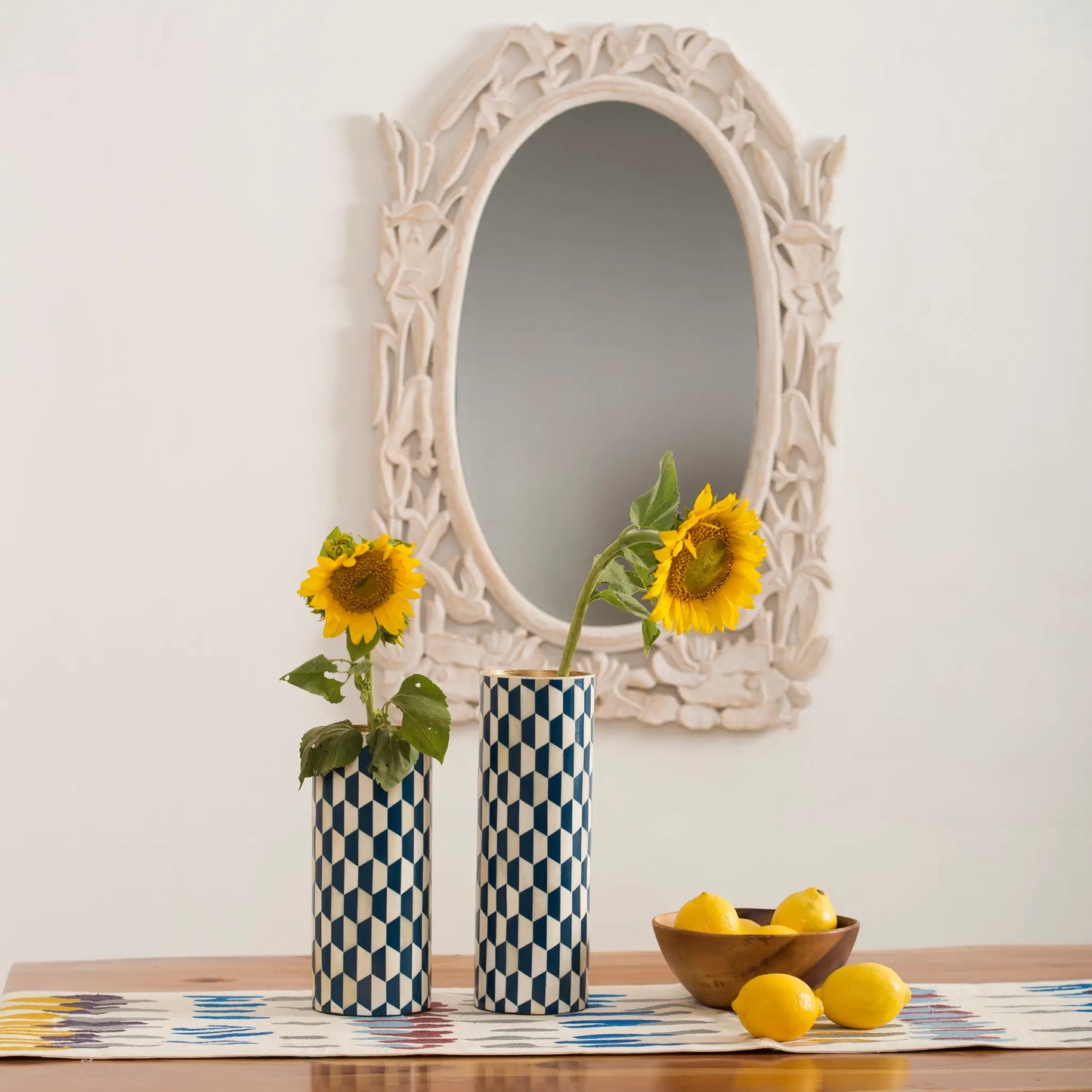 Geo Inlay Vase - Large