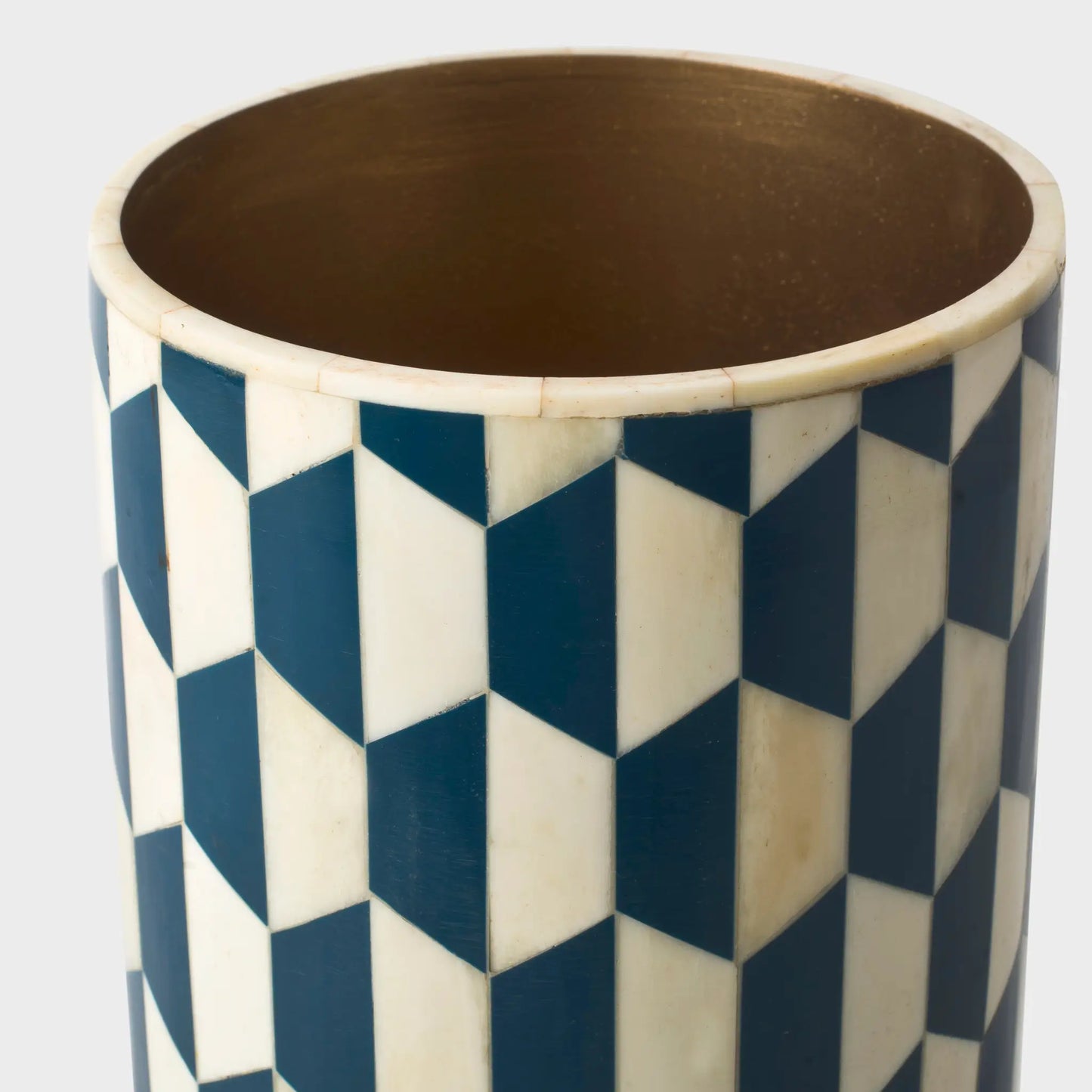 Geo Inlay Vase - Large