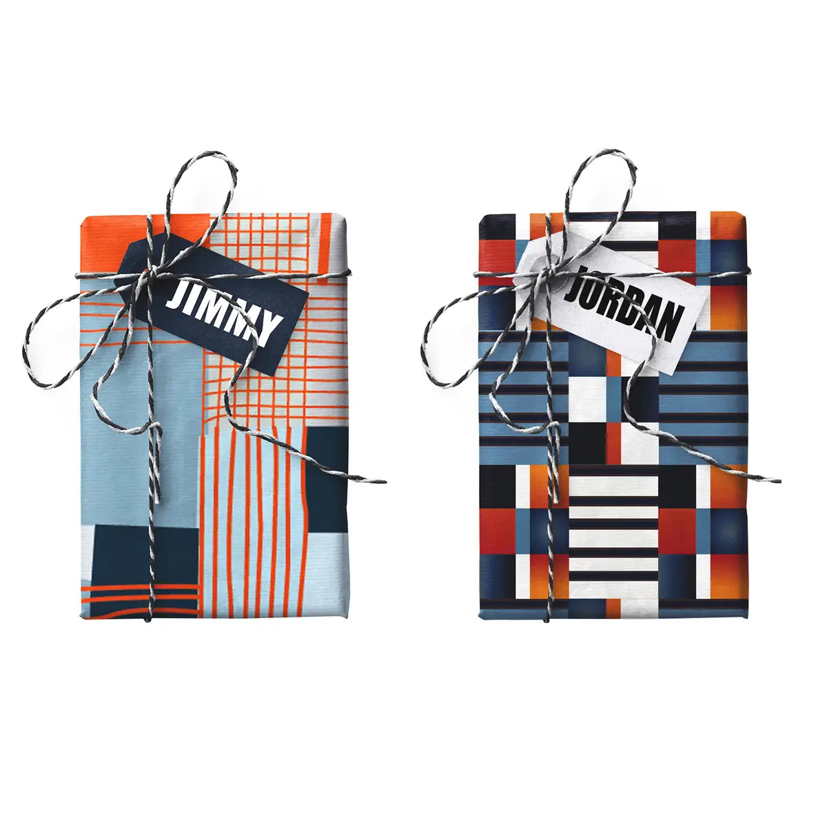 Jimmy-Jordan Double Sided Stone Gift Wrapping Paper
